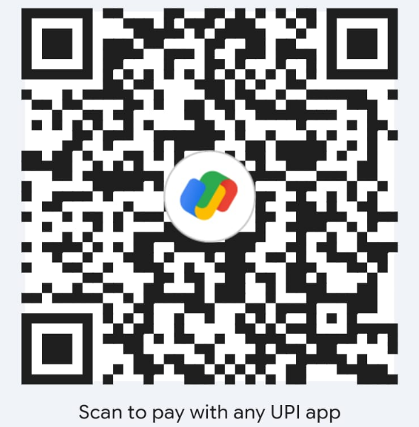 UPI QR code — scan to pay ₹399